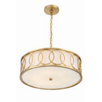 Crystorama 287-GA Antique Gold Libby Langdon For Crystorama Graham 6 Light Antique Gold Chandelier Image 4