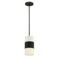 Crystorama 290-DB Dark Bronze Libby Langdon For Crystorama Grayson 1 Light Dark Bronze Pendant Image 1