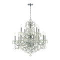 Crystorama 3228-CH-CL-S Polished Chrome Imperial 12 Light Swarovski Strass Crystal Polished Chrome Chandelier Image 1