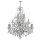 Crystorama 3229-CH-CL-MWP Polished Chrome Imperial 26 Light Hand Cut Crystal Polished Chrome Chandelier Image 1