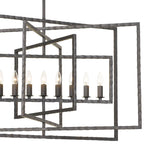 Crystorama Capri 9 Light Antique Gold Chandelier