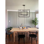 Crystorama 337-RS Raw Steel Capri 9 Light Raw Steel Chandelier Image 5