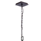 Crystorama 339-RS Raw Steel Capri 7 Light Raw Steel Chandelier Image 3