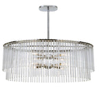 Crystorama 398-CH Polished Chrome Bleecker 8 Light Polished Chrome Chandelier Image 1