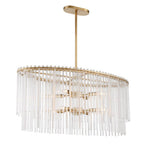 Crystorama Bleecker 8 Light Polished Chrome Chandelier