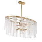 Crystorama 398-GA Antique Gold Bleecker 8 Light Antique Gold Chandelier Image 3