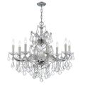 Crystorama 4408-CH-CL-MWP Polished Chrome Maria Theresa 9 Light Hand Cut Crystal Polished Chrome Chandelier Image 1