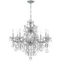 Crystorama 4409-CH-CL-MWP Polished Chrome Maria Theresa 9 Light Hand Cut Crystal Polished Chrome Chandelier Image 1
