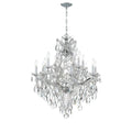 Crystorama 4413-CH-CL-S Polished Chrome Maria Theresa 13 Light Swarovski Strass Crystal Polished Chrome Chandelier Image 1