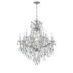 Crystorama 4413-CH-CL-S Polished Chrome Maria Theresa 13 Light Swarovski Strass Crystal Polished Chrome Chandelier Image 1