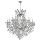 Crystorama 4418-CH-CL-S Polished Chrome Maria Theresa 19 Light Swarovski Strass Crystal Polished Chrome Chandelier Image 1
