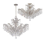 Crystorama Maria Theresa Maria Theresa 6 Light Hand Cut Crystal Polished Chrome Chandelier