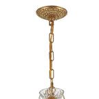 Crystorama 4454-GA-CL-MWP Antique Gold Filmore 4 Light Hand Cut Crystal Antique Gold Mini Chandelier Image 3