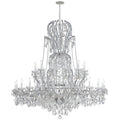 Crystorama 4460-CH-CL-MWP Polished Chrome Maria Theresa 37 Light Hand Cut Crystal Polished Chrome Chandelier Image 1