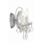 Crystorama 4472-CH-CL-MWP Polished Chrome Maria Theresa 2 Light Hand Cut Crystal Polished Chrome Sconce Image 3
