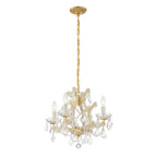 Crystorama Maria Theresa Maria Theresa 4 Light Hand Cut Crystal Polished Chrome Mini Chandelier