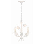 Crystorama 4813-WW Wet White Southport 3 Light Wet White Mini Chandelier Image 3