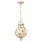 Crystorama 4845-CT Champagne Green Tea Josie 3 Light Champagne Green Tea Mini Chandelier Image 1