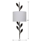 Crystorama 501-EB English Bronze Broche 2 Light English Bronze Sconce Image 2
