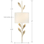 Crystorama 501-GA Antique Gold Broche 2 Light Antique Gold Sconce Image 2
