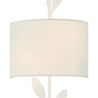 Crystorama 501-MT Matte White Broche 2 Light Matte White Sconce Image 3