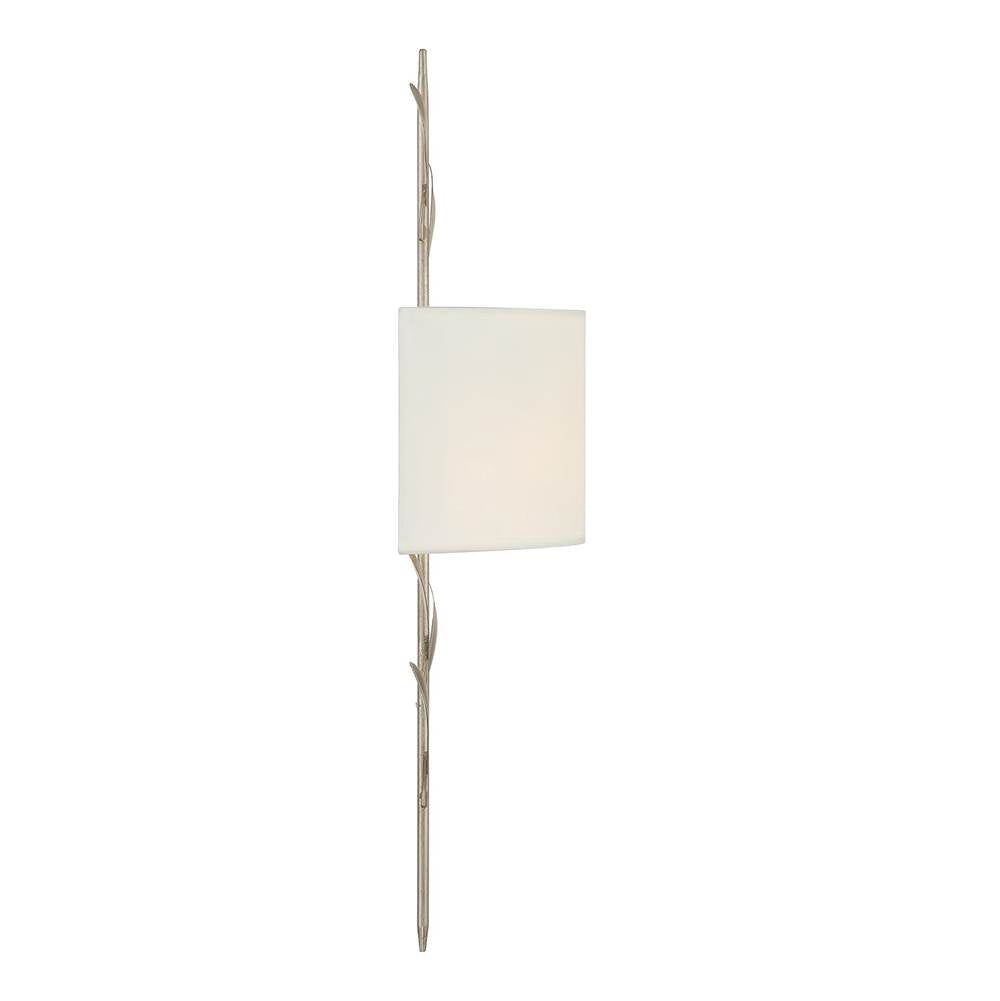 Crystorama 501-SA Antique Silver Broche 2 Light Antique Silver Sconce Image 4