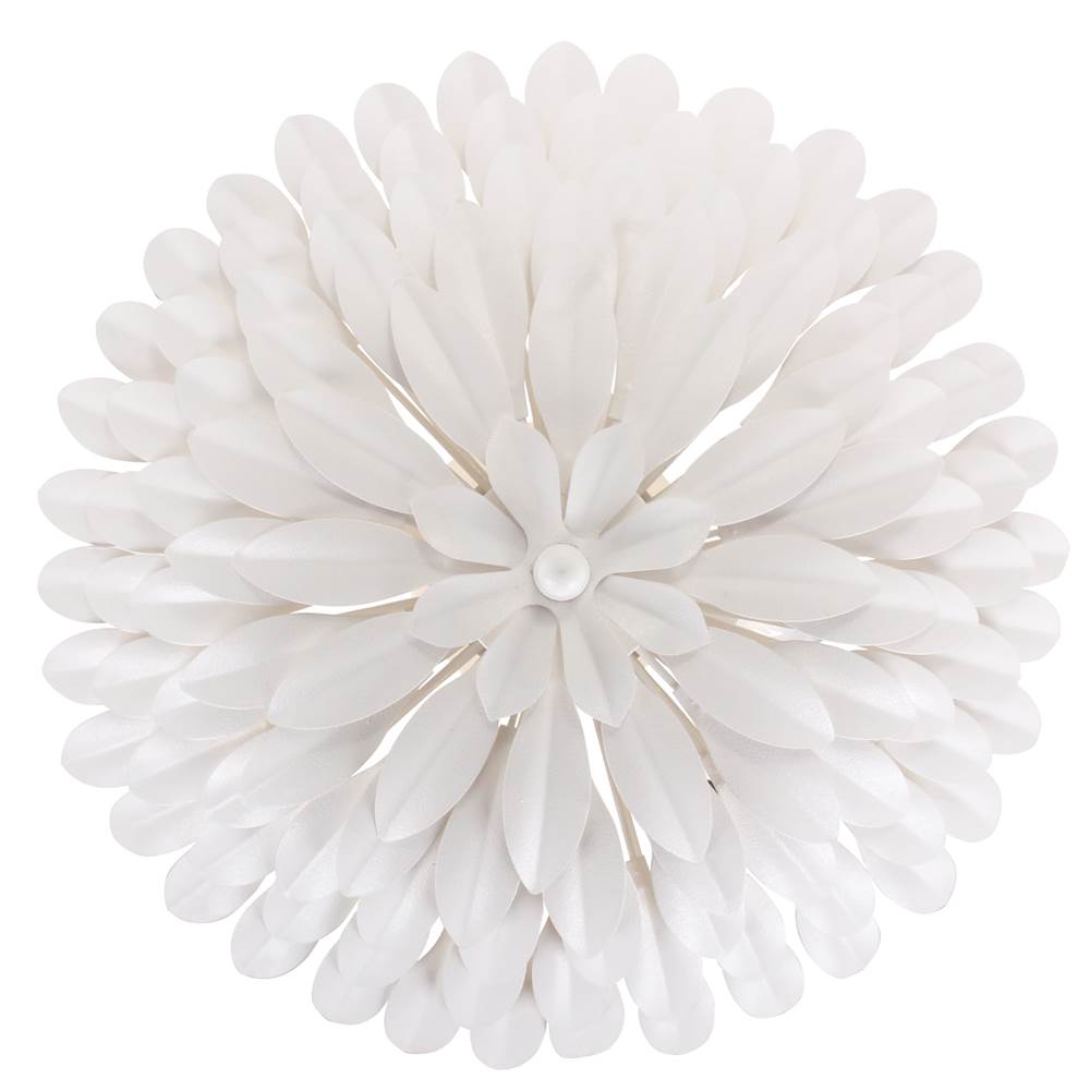 Crystorama Broche 4 Light Antique Gold Ceiling Mount