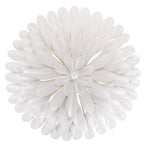 Crystorama Broche 4 Light Antique Gold Ceiling Mount