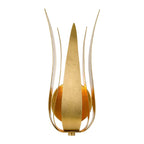 Crystorama 511-GA Antique Gold Broche 1 Light Antique Gold Wall Mount Image 1