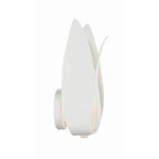Crystorama 511-MT Matte White Broche 1 Light Matte White Wall Mount Image 5