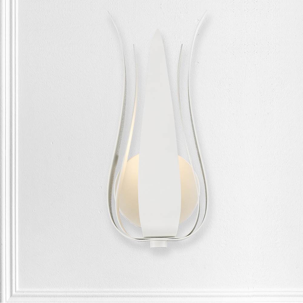 Crystorama 511-MT Matte White Broche 1 Light Matte White Wall Mount Image 3