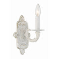 Crystorama 5111-AW Antique White Paris Market 1 Light Antique White Sconce Image 1