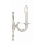 Crystorama Paris Market Paris Market 1 Light Antique White Sconce