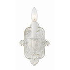 Crystorama 5111-AW Antique White Paris Market 1 Light Antique White Sconce Image 4