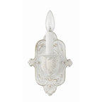 Crystorama 5111-AW Antique White Paris Market 1 Light Antique White Sconce Image 3