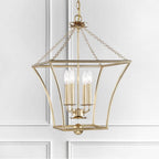 Crystorama 516-GA Antique Gold Broche 4 Light Antique Gold Lantern Image 3
