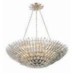 Crystorama 519-SA Antique Silver Broche 8 Light Antique Silver Chandelier Image 4