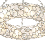 Crystorama 525-SA Antique Silver Palla 6 Light Antique Silver Chandelier Image 3