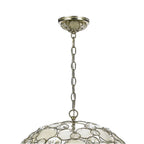 Crystorama 529-SA Antique Silver Palla 6 Light Antique Silver Sphere Chandelier Image 5