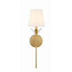 Crystorama 531-GA Antique Gold Broche 1 Light Antique Gold Wall Mount Image 1