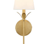 Crystorama 531-GA Antique Gold Broche 1 Light Antique Gold Wall Mount Image 3