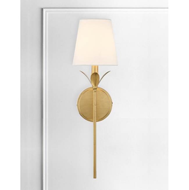 Crystorama 531-GA Antique Gold Broche 1 Light Antique Gold Wall Mount Image 2