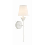 Crystorama Broche 1 Light Antique Gold Wall Mount