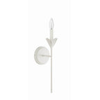 Crystorama 531-MT Matte White Broche 1 Light Matte White Wall Mount Image 7