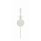 Crystorama 531-MT Matte White Broche 1 Light Matte White Wall Mount Image 5