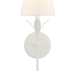 Crystorama 531-MT Matte White Broche 1 Light Matte White Wall Mount Image 3