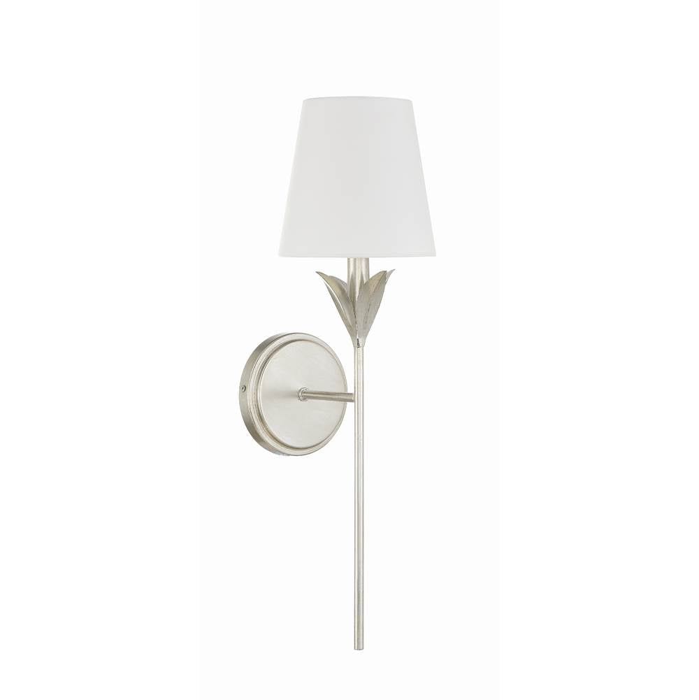 Crystorama 531-SA Antique Silver Broche 1 Light Antique Silver Wall Mount Image 8