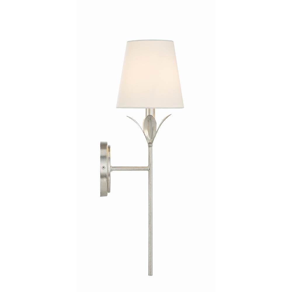 Crystorama 531-SA Antique Silver Broche 1 Light Antique Silver Wall Mount Image 7