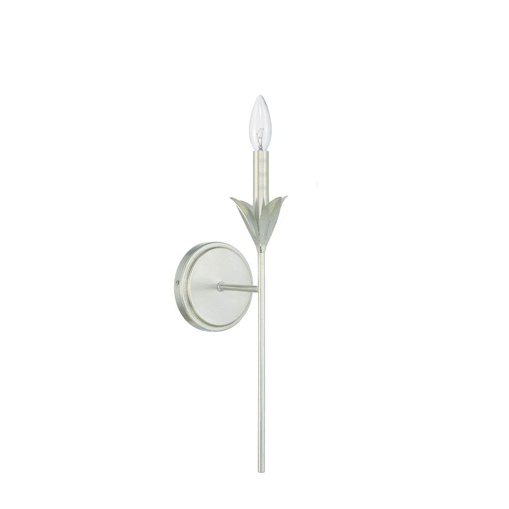 Crystorama 531-SA Antique Silver Broche 1 Light Antique Silver Wall Mount Image 6