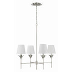 Crystorama Broche 4 Light Antique Gold Chandelier
